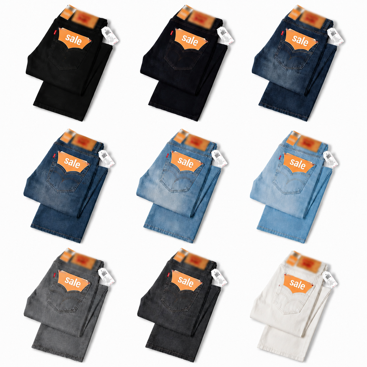 Men’s Comfort Stretch Slim Straight Leg Denim Pants Casual Daily Wear