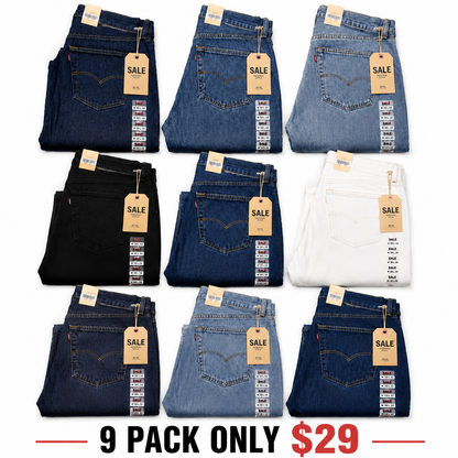 Men’s Comfort Stretch Slim Straight Leg Denim Pants Casual Daily Wear