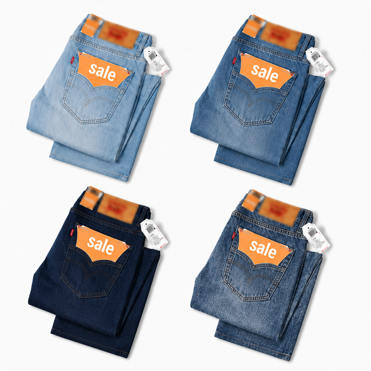 Men’s Comfort Stretch Slim Straight Leg Denim Pants Casual Daily Wear